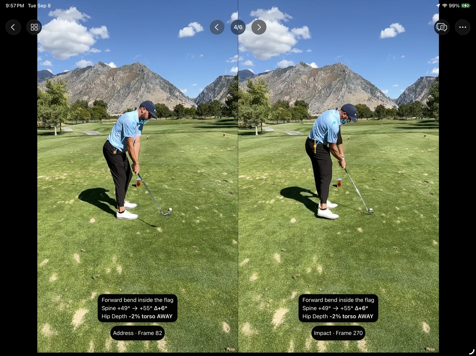 iPad posture comparison
