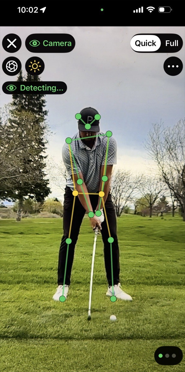 iPhone camera — Camera mode, Detecting